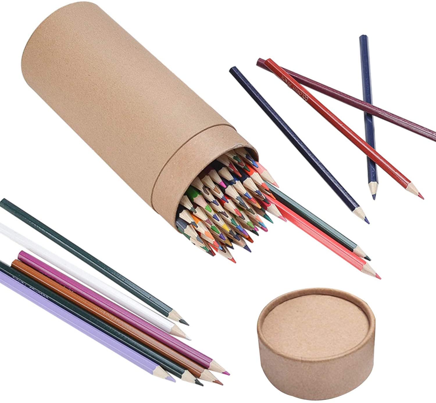 Economic 12 pack color pencil art artist school students supply wood pencils set kids boxes of colored pencils