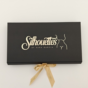 Empaque Romántico Personalizado al por Mayor para el Día de San Valentín 2025, Cinta Negra y Rosa de Lujo con Caja de Regalo para Joyería y Pijamas - Product Image 1