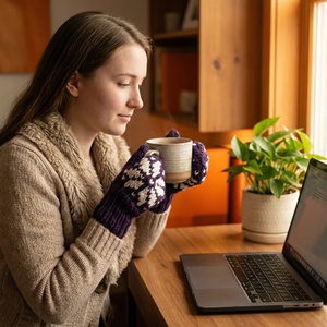 Gants en tricot douillets pour enfants pour l'hiver |   Mitaines pour tout-petits faites à la main de 0 à 6 ans |   Accessoires thermiques chauds pour l'automne et l'hiver - Product Image 3