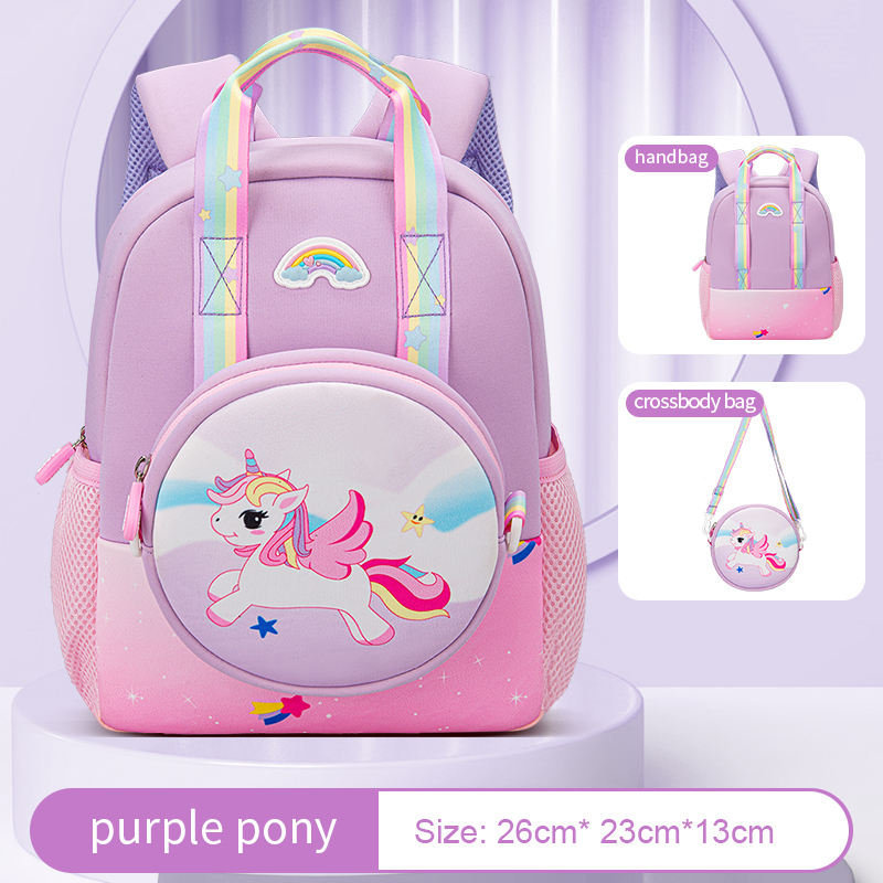 Sac mère poney violet