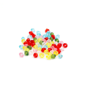 Perline Bicono Sfaccettate Multicolore Ilan 8mm 15g per Creazione di Gioielli e Artigianato - Product Image 2