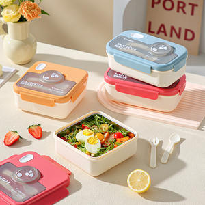 Camkta Lunch Box Rectangle 1080ml Airtight <b>Microwaveable</b> For Adults - Product Image 3