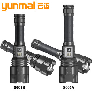 XHP360 High Power <b>Flashlight</b> 60W LED Digital Display <b>Rechargeable</b> Battery Type C USB Long Range <b>Flashlight</b> - Product Image 2