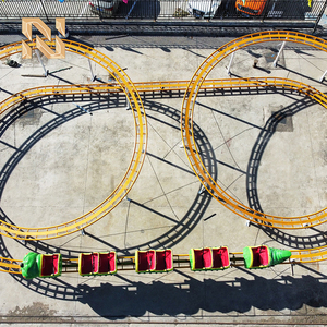Nova Rides Manèges Familiaux, Montagnes Russes Budworm Train, Mini Montagnes Russes Worm 16 Places, Manèges Caterpillar pour Parc d'Attractions - Product Image 4
