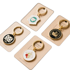 Soft Hard Enamel Personalized Luxury Vintage Cartoon <b>Metal</b> Keychain Bulk Engrave Logo Custom Heart Waterproof Lightweight - Product Image 1