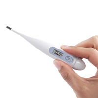 Termómetro Digital de Lectura Rápida para Fiebre, con Punta Rígida, para Medir la Temperatura Oral, Rectal y Axilar