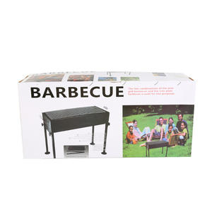 Parrilla Portátil Plegable Grande Youjiang de Acero Negro 43.3x29x23.5cm para Exteriores, Diseño Simple y Reforzado - Product Image 4