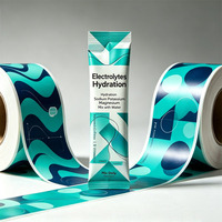 Heißsiegel-Aluminiumfolie Multivitamin-Boost-Ergänzungsmittel Leere Stick-Beutel mit Tiefdruck für Kaugummi