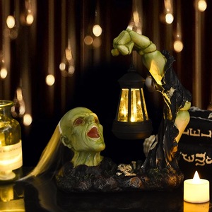 ไฟตกแต่งเหมือนผีซอมบี้โคมไฟสวนพลังงานแสงอาทิตย์สยองขวัญไฟตกแต่งบ้านวันฮาโลวีนตกแต่งวันตาย - Product Image 2