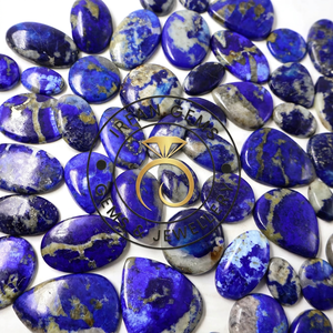 100% Natural Quartz <b>Blue</b> Afghanite Gemstone Cabochon 20-40mm 7-12g Wholesale Loose Stone Jewelry Making Healing <b>Crystals</b> IRFAN - Product Image 2