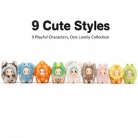 Peluche mystère en boîte surprise, figurine en PVC/polyester, porte-clés animal en peluche de 10 cm, jouet doux pour les 8 ans et plus, cadeau