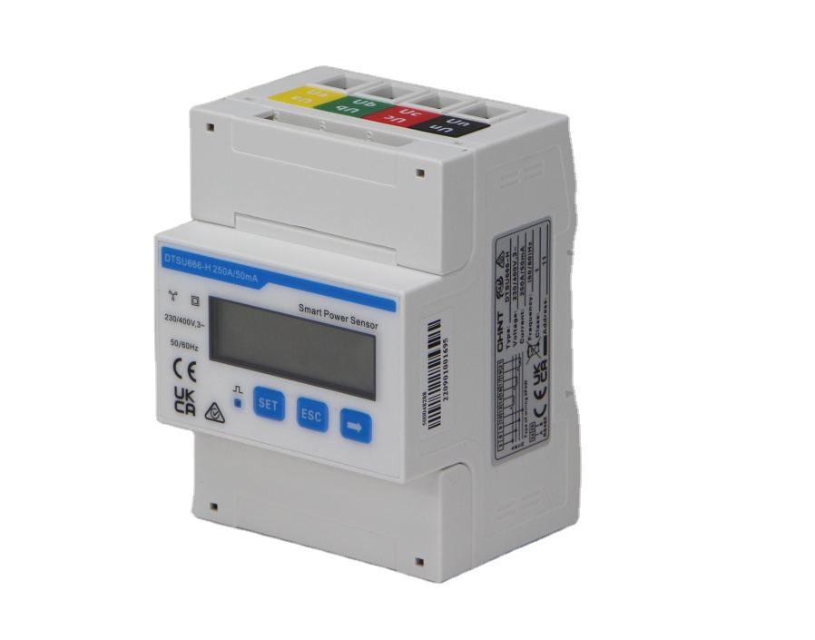 Contatore Energia Trifase DTSU666 Su Guida DIN – Con Sensore RS485, Modbus-RTU, Schermo LED