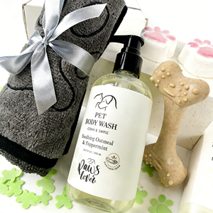 Kit de bain pour animaux de compagnie : Douchette, Nettoyage, Toilettage, Savon pour le corps, <span class=keywords><strong>Bombe</strong></span> de bain, Lingettes pour animaux, Bâton exfoliant, Peignoir pour chiens - Product Image 5