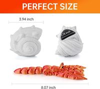 Juguete Antiestrés de Plástico PLA Impreso en 3D con Forma de Concha de Cangrejo Ermitaño, Figura Decorativa para Escritorio, Regalo para Niños Mayores de 3 Años