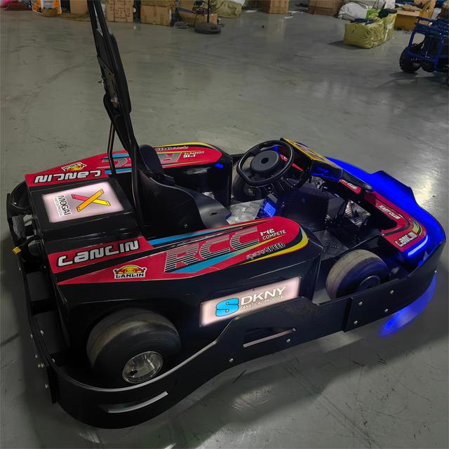 Fun Playground Games Super Cool High Speed Lithium Battery Chain Drive Karting Cars Adults Single Rider Electric Go Kart