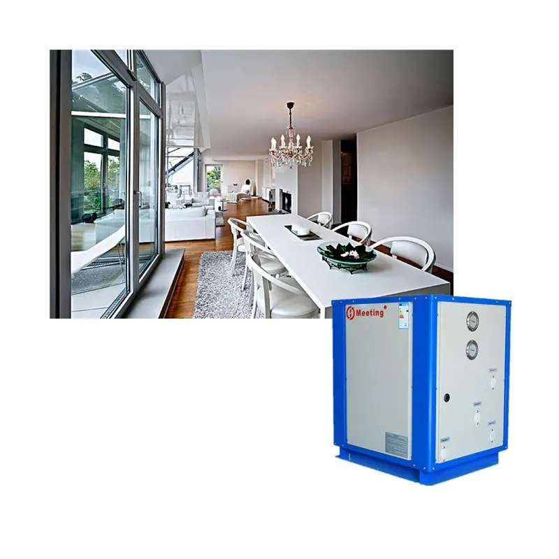 高効率省エネ複合冷暖房ヒートポンプ暖房7KWと冷房5KW家庭用システム