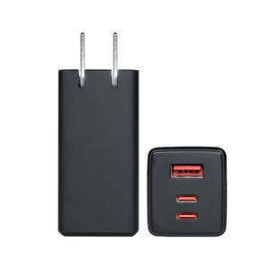 Usine en gros PD 65W Gan chargeur US EU UK PD + PD + QC USB C Qc3.0 téléphone portable chargeur rapide 65W Gan chargeur 2C1A - Product Image 5