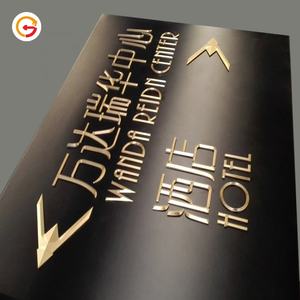 JAGUARSIGN Huruf Dekorasi Logam dan Kuningan Padat Kustom untuk Perusahaan Tanda Lobi Kantor Tanda Kamar Pintu - Product Image 6