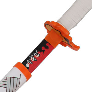 Mayorista Anime Japonés Demon Slayer <span class=keywords><strong>Rengoku</strong></span> Kyoujurou Kidults Juego de Rol Juguete Katana <span class=keywords><strong>Espada</strong></span> de Madera Para Cosplay Props Jugar Niños - Product Image 6