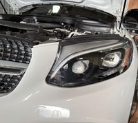Autres accessoires d'éclairage automobile : Support de lentille de projecteur LED pour Mercedes-Benz GLC (phares à faible intensité AFS) 2016-2020, support de montage de projecteur