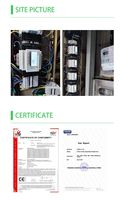 Compteur d'énergie intelligent sans fil Acrel ADW300 4G/wifi/lora/lorawan avec mesure THD et capteur de température