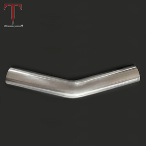 Customized <strong>Mandrel</strong> <strong>Bend</strong> <strong>Pipe</strong> High Quality Titanium Bent Tube Uniform Thickness with Brush Finish <strong>for</strong> Cars and Motorcycles