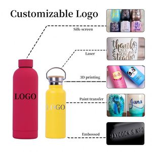 Custom Logo 500Ml 17Oz Promotion Double Wall Stainless Steel Insulated <b>Flask</b> Cup Vacuum Standard Water <b>Bottle</b> - Product Image 4