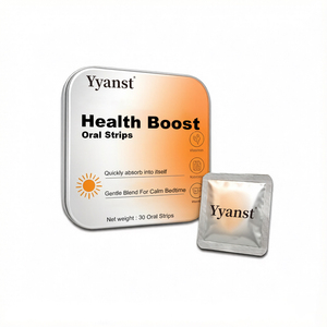 Bandes buccales Health Boost à absorption rapide, 30 unités, pour vitalité diurne, supplément alimentaire quotidien pour le bien-être des adultes - Product Image 1