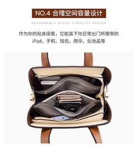 Sac à main de luxe pour femme, tendance, à bandoulière, sac fourre-tout classique de créateur, vente chaude - Product Image 2