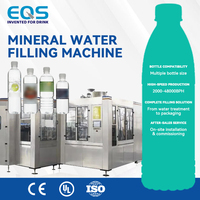 Machine de remplissage d'eau RO, ligne de production complète de purification et d'embouteillage d'eau pour usine de bouteilles PET