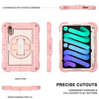 Étui de protection robuste pour iPad Mini 8 2026, directement de l'usine, avec support rotatif à 360 degrés pour enfants