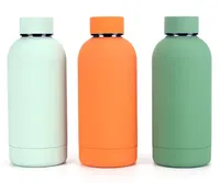 Beauchy Offre Spéciale promotionnel de haute qualité en acier inoxydable 500ml 750ml bouteille d'eau de sport avec revêtement en caoutchouc tasse thermos sous vide à double paroi