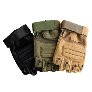 Gants tactiques unisexes en cuir microfibre, imperméables, antidérapants, pour la course, les sports de plein air, le cyclisme hivernal - Product Image 2