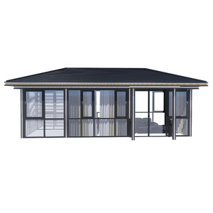 Serre moderne à travées multiples Cadre <span class=keywords><strong>en</strong></span> aluminium Nouvelle serre de jardin extérieure pour parc résidentiel Verre <span class=keywords><strong>en</strong></span> <span class=keywords><strong>acier</strong></span> - Product Image 6