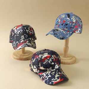 Visera Deportiva para Exteriores con Protección Solar, Gorra de Estilo Urbano, Gorra de Béisbol de Mezclilla con Camuflaje, Gorra de Lona Ajustable para el Verano - Product Image 2