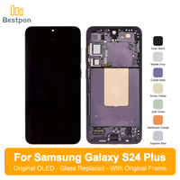 Remplacement pour l'écran OLED du Samsung Galaxy S24 Plus 5G, assemblage d'écran original + verre remplaçable, avec cadre d'origine, grade A