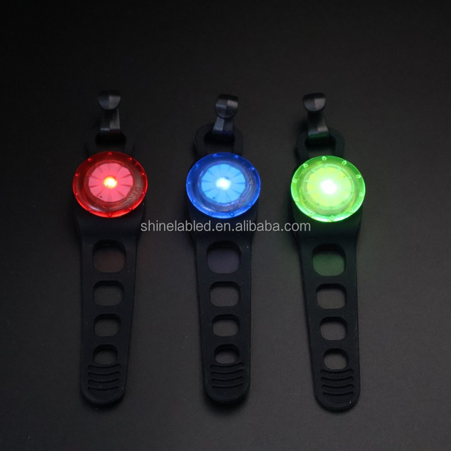 Waterproof Bike Spoke Light Flashing LED Wheel Light Reflective Bicycle Light Battery Powered PC Material Night Riding