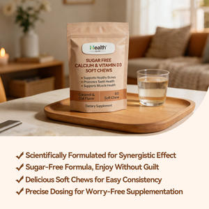 Gomitas Masticables de Calcio y Vitamina D3 con Logotipo Personalizado para Suplemento Nutricional Diario, Apoyo a la Salud Ósea y la Función Inmunitaria, Hecho en Hong Kong - Product Image 6