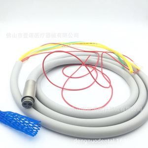 Cable de fibra óptica para pieza de mano dental, tubo de silicona de 6 orificios, varios colores, para accesorios de sillón dental - Product Image 4