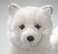 Peluche renard arctique, jouet Super doux, personnalisé, blanc, cadeau mignon