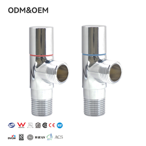 Brass <span class=keywords><strong>1</strong></span>/<span class=keywords><strong>2</strong></span> Inch Phổ Góc Van Nhà Vệ Sinh Máy Nước Nóng Dày Của Nhãn Hiệu Bóng Lạnh Nóng Van - Product Image 1