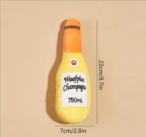 Đồ chơi âm thanh thú cưng theo chủ đề hoạt hình đáng yêu, mềm mại và đáng yêu: cực kỳ an toàn, bền bỉ và chắc chắn sẽ làm hài lòng những người bạn đồng hành lông xù của bạn! - Product Image 3