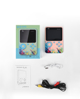 Console de jeu rétro G5 pour la famille, nostalgie de l'enfance, 500 jeux classiques, écran couleur, sortie AV, Macaron, 128 Mo de mémoire, multilingue