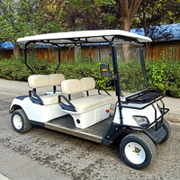 Voiture de golf électrique 4 places pour adultes, véhicule pour terrain de golf