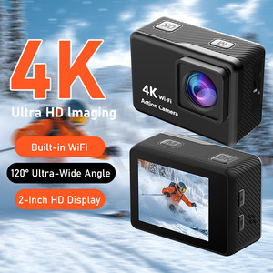 Caméra d'<span class=keywords><strong>action</strong></span> 4K 60fps EIS avec écran de 2,0 pouces, grand angle de 170 degrés, étanche à 30 m, WiFi, pour le cyclisme en plein air, la randonnée, cadeau - Product Image 2