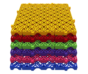 Panneaux de sol de <span class=keywords><strong>garage</strong></span> robustes 40x40x3cm, texturés, à emboîtement, autres carreaux pour une utilisation intérieure/extérieure dans les ateliers automobiles - Product Image 1