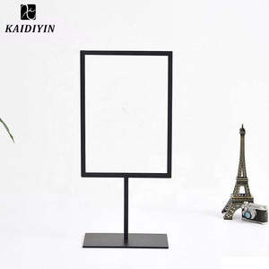 บอร์ดสแตนเลสแบบตั้งยืน A4แบบพกพาแผงวางป้ายแต่งงาน - Product Image 6