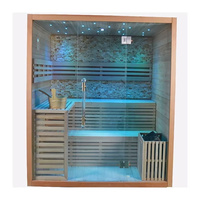 Sauna personnel Bois Traditionnel Double Panneau de Contrôle Réchauffeur de Lampe Physique Thérapie par la Lumière LED