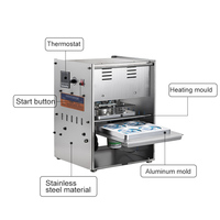 Machine de scellage semi-automatique personnalisée pour gobelets en aluminium, scelleuse de gobelets en aluminium