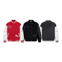 Blouson Bomber Léger Classique Brodé Style Universitaire Streetwear pour Homme – Veste Décontractée Type Letterman – Vente en Gros